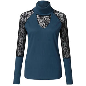 Couche de base à manches longues extensible femmes chemise d'équitation vêtements équestres cavalier compétition spectacle chemises - Product Image 1