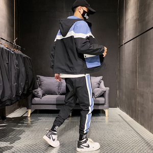 Fabricant de nouveaux modèles de haute qualité à la mode pour hommes prix bon marché Survêtement pour hommes jogging en nylon pour adultes - Product Image 6