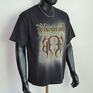 Camisetas Stonewash Personalizadas, Camiseta de Verano Nueva de Manga Corta, Moderna, para Hombre y Mujer, con Diseño Personalizado - Product Image 4