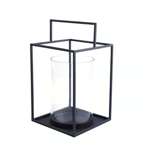 Estilo elegante, increíbles marcos de varillas de Metal, farolillos de velas hechos a mano a bajo precio para decoración del hogar, farol para interiores y exteriores - Product Image 5