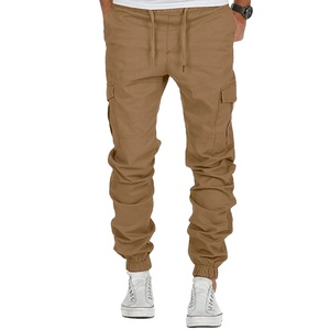 เสื้อผ้าผู้ชายกางเกงกีฬากางเกงวิ่งแบบลำลองกางเกงคาร์โก้4กระเป๋าด้านสำหรับผู้ชายกางเกงลายทางทรงตรงโค้ง2026 - Product Image 5