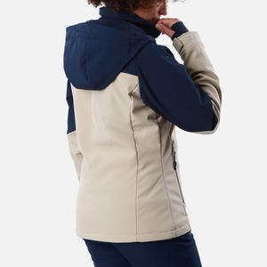 Chaqueta de esquí al aire libre para mujer con forro térmico de impresión de logotipo de carcasa impermeable de ajuste personalizado OEM y opciones de etiquetado - Product Image 2