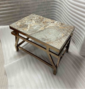 Rayan โต๊ะหินอ่อนที่เป็นมิตรต่อสิ่งแวดล้อมผลิตจากโลหะทนทาน - Product Image 1