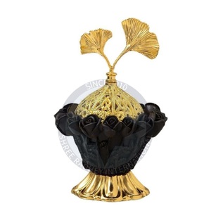 Handcrafts <b>Flower</b> Design Incense Burner Holiday Event Religious Occasion Decoration Centerpiece Brass Incense Burner <b>Diffuser</b> - Product Image 4