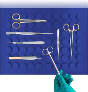 Alfombrillas para instrumentos magnéticos quirúrgicos/almohadilla para instrumentos quirúrgicos Bandejas para instrumentos flexibles y antideslizantes Alfombrillas magnéticas - Product Image 5