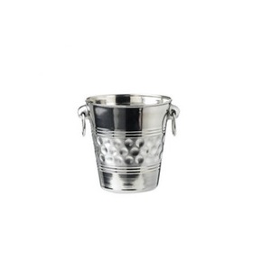 Cubos de hielo de cerveza de champán transparente de acero inoxidable con logotipo y arena personalizados directos de fábrica - Product Image 1
