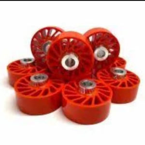 Aplicación de rueda de poliuretano sin aplastamiento de primera calidad Uso industrial mejor forma redonda en Uttar Pradesh - Product Image 1