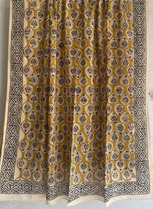 Écharpe imprimée à la main en coton 100% fait à la main Écharpe traditionnelle de Jaipur Écharpe Boho Chic légère et douce en coton - Product Image 3