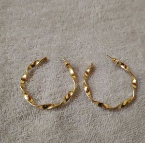 Stylish Jewelry Brass <b>Earrings</b> Fashion <b>Beauty</b> Fancy Shape Gemstone Brass <b>Earrings</b> Indian Gold Plated Brass Jewelry by HF CRAFTS - Product Image 6