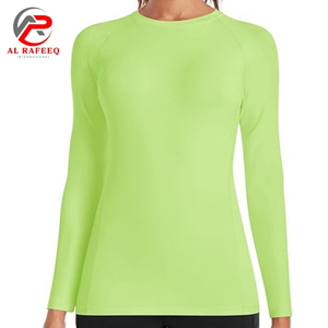 Chemise de sport à manches longues écologique pour femmes, sans couture, respirante, séchage rapide, coupe ajustée pour le yoga, la course à pied et les sports - Product Image 1