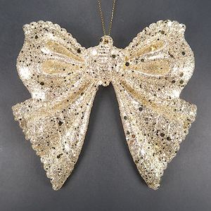 Décoration de Noël Nouvel An Peinture Rouge Mat Acrylique 3D Arc Ornement - Product Image 5