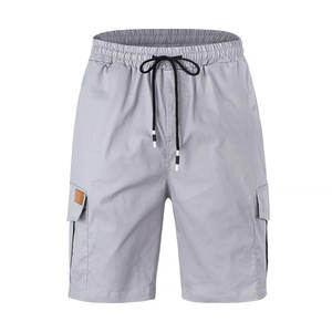 Shorts cargo pour hommes en toile 100% coton de haute qualité, décontractés, avec cordon de serrage, séchage rapide, service OEM personnalisable, vente en gros - Product Image 1