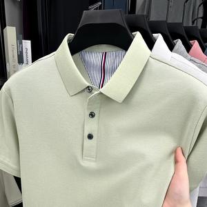 เสื้อโปโลแขนสั้นผู้ชาย, เสื้อโปโลชายเสื้อโปโลน้ำหนักเบาระบายอากาศ - Product Image 4