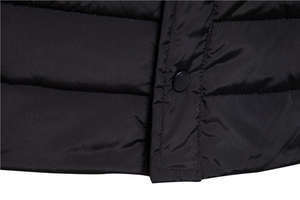 เสื้อโค้ทผ้าฝ้ายสีทึบของผู้ชายแจ็กเก็ตอุ่นลำลองสำหรับธุรกิจ - Product Image 4