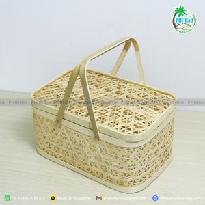 VENTA CALIENTE Exportación desde Vietnam Celebre de manera sostenible con cestas de regalo de bambú hechas a mano - Product Image 3
