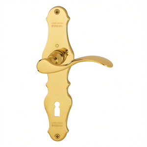 Ensemble de plaques arrière en laiton blanc longues M112SLN/2007 F73 PZ 72 mm DIN Gauche/Droite pour foyer, accessoire HOPPE - Product Image 3