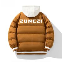 Chaqueta Acolchada de Invierno para Hombre, Estilo Casual, con Cierre de Cremallera Fox, Impermeable, Transpirable, Resistente al Viento, Talla Grande, Relleno de Poliéster, Alta Calidad