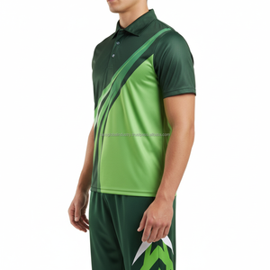 Conjunto de Uniforme de Cricket Sublimado Personalizado para Unisex, Jersey de Manga Corta de Spandex/Algodón de Secado Rápido, Pantalones, Fabricante de Ropa Deportiva para Equipos - Product Image 4