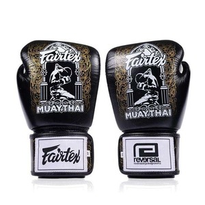Fairtex x Reversal Boxing <b>Gloves</b> Black Gold Professional Training Sparring Fight <b>Gloves</b> Kickboxing MMA <b>Gloves</b> - Product Image 2