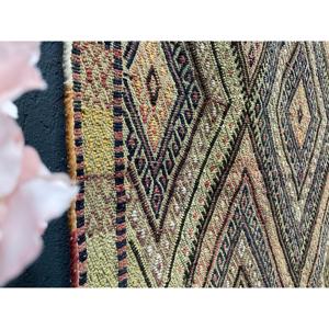 Turkish 5.8x8 ft Rug, Large Vintage Rug, <b>Brown</b> Black Oriental <b>Wool</b> Rug - Product Image 4