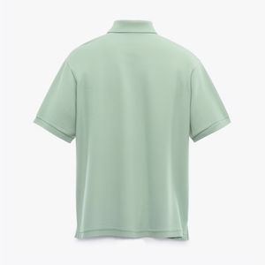 T-shirts à manches courtes d'été imprimés tricotés de qualité supérieure Logos brodés personnalisés 100% coton polos pour hommes de grande taille - Product Image 3