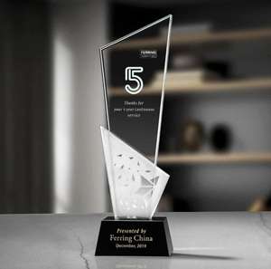 Médaille personnalisée en acrylique et bronze, durable, de qualité supérieure, pour les événements d'entreprise et les célébrations spéciales - Product Image 1