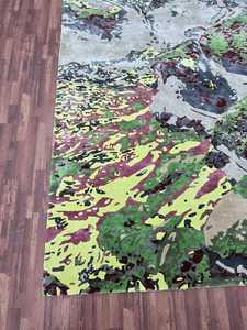 Personnalisable 100% laine moderne tapis tufté à la main tapis abstrait dernier style pour salon maison-différentes tailles disponibles - Product Image 3