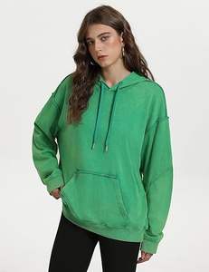 เสื้อฮู้ดผู้ชายทรงโอเวอร์ไซส์วินเทจทรงโอเวอร์ไซส์เสื้อฮู้ดสวมหัวโลโก้ออกแบบได้ตามต้องการ - Product Image 2