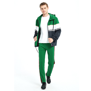 Customize Unisex French Terry Cotton Jacket Sweat Pants Tracksuit Custom Sweatpants and Hoodie Jogger Sets <b>Track</b> <b>Suit</b> for Men - Product Image 4