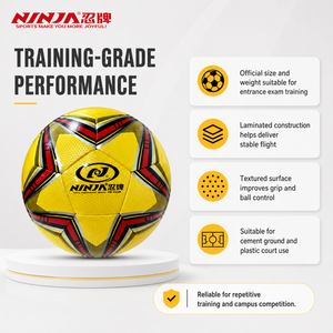 Pallone da Calcio in Pelle PU Misura 4 per Allenamento e Partite, Vendita all'Ingrosso per Club, Scuole, Squadre e Negozi Sportivi - Product Image 2