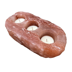 Mejor Fabricación de alta calidad hecha a mano Natural Himalayan Rock Salt Lamp Candle Real Touch para la decoración de la boda al por mayor bajo - Product Image 6