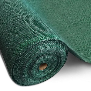Premium 22oz Green Vinyl Mesh Tarp <b>Waterproof</b> Woven <b>Fabric</b> Coated Pattern Industrial Shade for Outdoor Patio Covering Plain - Product Image 2