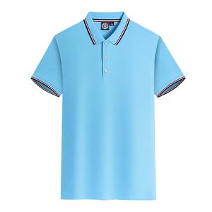Nouveaux hommes à manches courtes été Slim Fit Logo personnalisé 100% coton 230gsm Polo uniforme Polo polos - Product Image 6