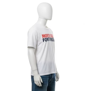 T-shirt en coton à col rond pour homme, grande taille, sérigraphie, décontracté, à manches courtes, pour la salle de sport, streetwear, hauts tendance - Product Image 4