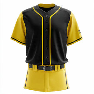 ชุดเบสบอลคุณภาพสูง ปรับแต่งได้ เสื้อเจอร์ซีย์ติดกระดุม ชื่อทีมซอฟต์บอล เสื้อเบสบอล - Product Image 6