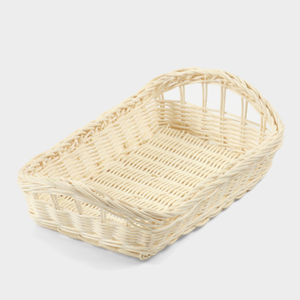 Cesta Tejida de Ratán Natural Hecha a Mano / Contenedor de Almacenamiento de Mimbre Resistente para Artículos del Hogar, Jardín y Decoración Rústica - Product Image 1