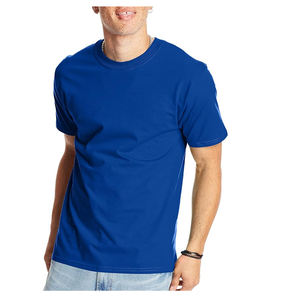 Camiseta de Hombre con Patrón Sólido, Peso Pesado de 220 Gramos, Modelo Personalizado Comprimido, Número de Modelo, Hecho de Poliéster/Algodón, Serigrafía - Product Image 2