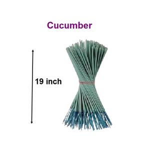 Varillas de incienso natural de pepino de 19 pulgadas, el suministro a granel más vendido (verde) - Product Image 1