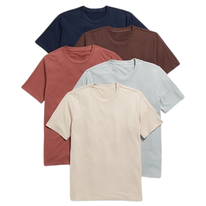 T-shirt 100% coton de haute qualité pour hommes Fabricant en vrac respirant et écologique fournissant des T-shirts tricotés unis - Product Image 6