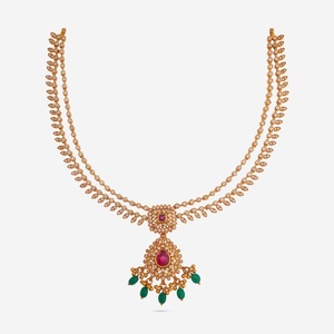 Collier authentique en argent de style temple - Bijoux d'inspiration culturelle - Product Image 1
