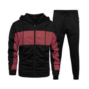 Bas prix hiver hommes survêtement solide imprimé Sport entraînement Jogging porter en gros - Product Image 6