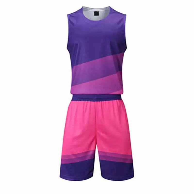 Conjunto de uniforme de basquete esportivo sem mangas para homens e mulheres, moda respirável, shorts, camisas e shorts de verão