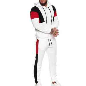 Ensemble de survêtement à capuche zippé pour homme, molleton surdimensionné, décontracté, entraînement physique, jogging, tenue streetwear - Product Image 3