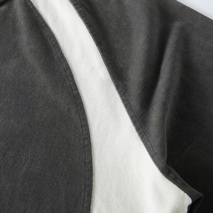 T-shirt décontracté slim fit en jersey uni à manches courtes, 260 grammes, logo brodé personnalisé - Product Image 3