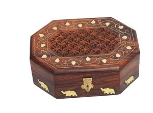 Floral Carved <b>Wooden</b> <b>Boxes</b> Handmade Wood Box Ideal for Storing Jewelry Coins Tartot Cards Small Treasures - Product Image 3
