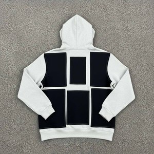 เสื้อฮู้ดแบบสวมศีรษะของผู้ชายเสื้อโอเวอร์ไซส์ผ้าถักกันน้ำ360gsm โพลีเอสเตอร์/ โอดเอ็มโพลีเอสเตอร์/ ผ้าฝ้ายออกแบบได้ตามที่ต้องการ - Product Image 5