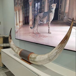 Cabeza de Toro Realista, Impermeable, Hecha a Mano, para Montar en la Pared, para Hogar, Restaurante, Bar, Estilo Moderno, Tradicional, Decoración Rústica - Product Image 1