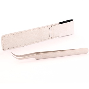 High Precision 1 Piece <b>Box</b> Packing Stainless Steel Eyelash Extension Tweezers Light Weight for <b>Makeup</b> Tool - Product Image 4