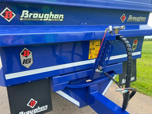 Remorque à benne basculante hydraulique à 4 roues de qualité d'occasion, 8 tonnes, composants de base, industries de la construction et agricoles - Product Image 5