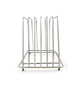 Best Quality <b>Metal</b> Cutting Board Rack Drainer Cutting Boards Bakeware Serving Trays <b>Holder</b> Lid Organizer Racks Stand - Product Image 6